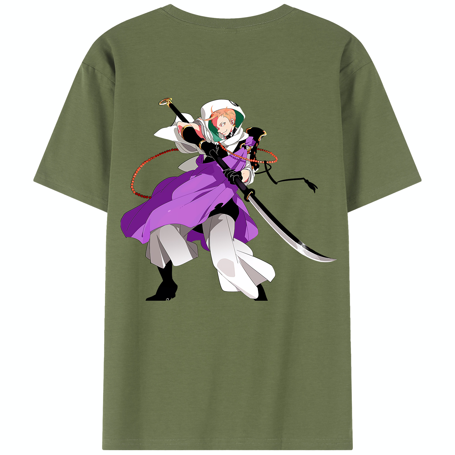 （画像用） 刀剣乱舞 Touken Ranbu 綿100％半袖Tシャツ（背面プリント）